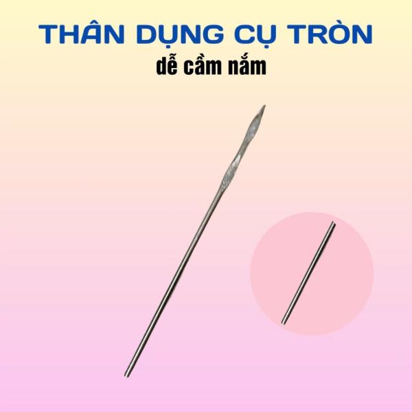 Cây lấy khóe móng thép không gỉ, cây móc khóe móng chân tay chuyên nghiệp ngành nail