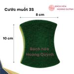 Miếng mút xốp cam chà nồi, rửa chén bát, miếng chà nhám 2 mặt loại bỏ rỉ sét