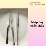 Nhíp Gấp Ráy Tai Dày Mài Chuốt Thép Không Gỉ Chuyên Nghiệp, nhíp gắp yến