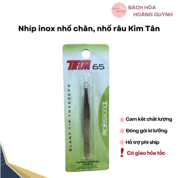 1 cây nhíp kim tân inox nhổ râu nhổ lông đa năng.