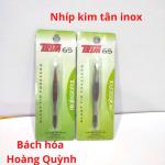 1 cây nhíp kim tân inox nhổ râu nhổ lông đa năng.