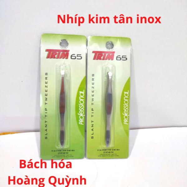 1 cây nhíp kim tân inox nhổ râu nhổ lông đa năng.