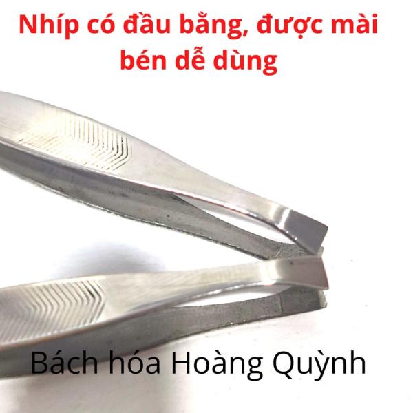 1 cây nhíp kim tân inox nhổ râu nhổ lông đa năng.