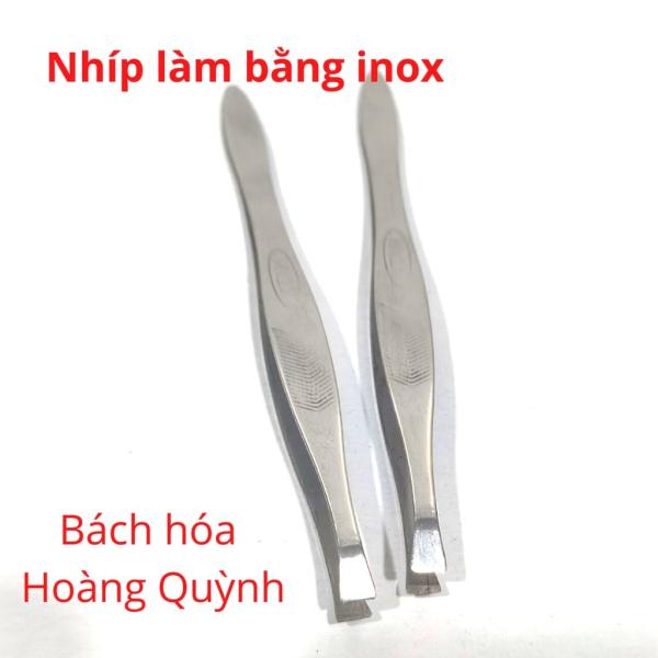 1 cây nhíp kim tân inox nhổ râu nhổ lông đa năng.