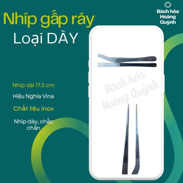 Nhíp gấp ráy tai loại dày Nghĩa Vina