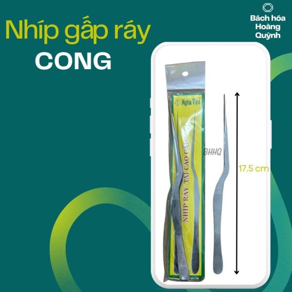 Nhíp gấp ráy tai loại dày Nghĩa Vina