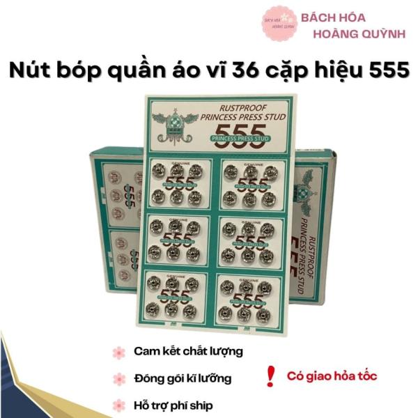Nút bóp quần áo vĩ 36 nút hiệu 555