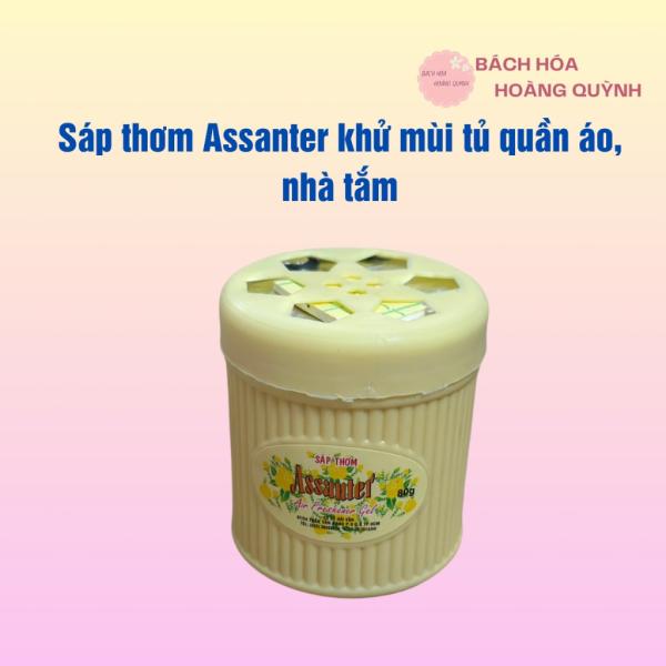 1 cục sáp thơm phòng Assanter 80gam , khử mùi phòng tắm, tủ quần áo