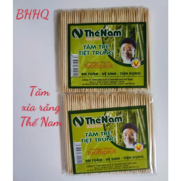 10 tép tăm xỉa răng đầu nhọn Thế Nam