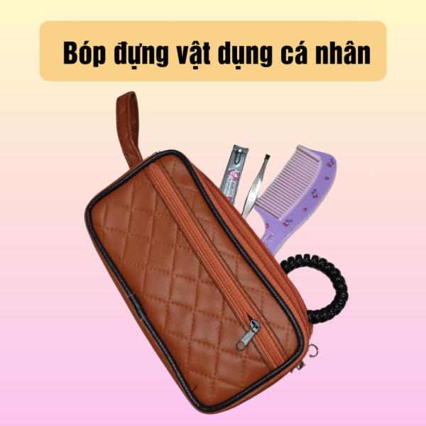 Ví nữ cầm tay 3 ngăn vải da mềm, bóp nữ 3 ngăn siêu bền, nhiều màu sắc (ngẫu nhiên)
